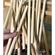 [SALE] Round pine wood bars 30cm, 50cm long (25, 30mm) to make macrame