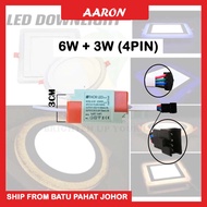 LED Driver Transformer 18+6w/12w+4w/6w+3w Driver  4inch 6inch 8inch LED Panel Light Driver Malaysia 