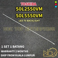 LED 50L5550VM TOSHIBA 50L2550VM TV BACKLIGHT NEW READY STOCK 50L2550 / 50L5550 Mlc1 /