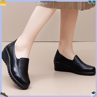 Hawkwell Women Slip On Nurse Shoes Work Shoes White/Black-Elora/6920