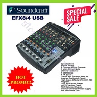 SoundCraft EFX 8 4 USB Mixer Audio SoundCraft 4 Mono + 2 Stereo