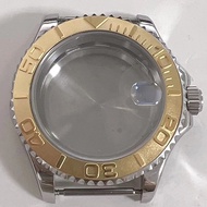 40MM Watch Case Ceramic Raised Bezel Yacht Case Watch Accessories for NH35A/NH36A/4R36/7S Movement