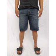 Wisker spray men's short jeans, 14 oz material