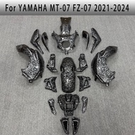 Motorcycle Fairing Kit for Yamaha MT-07, MT-07 FZ-07, FZ07 (2021-2024 Models) Complete External Plas