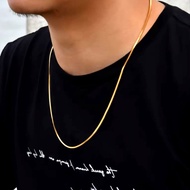Kalung Milano Asli Emas Kadar 700 Berat 5gram Ada Surat Dan Kodenya-Kalung Emas Asli Milano pria wan