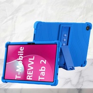 Stand case for T-Mobile REVVL Tab 2 soft silicone anti-fall cover TMobile REVVLTab REVVLTab2 Tab2 pr