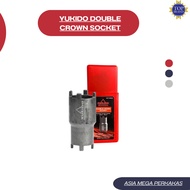 Special 4-Prong Crown Wrench HONDA - Clutch Nut Wrench - Double Crown Socket Size 13mm and 38mm Crow