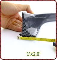 คิ้วล้อเคฟล่า ยางกันกระแทกขอบซุ้มล้อรถยนต์ มี 2 ขนาดให้เลือกติดตั้ง 1.5" /2"