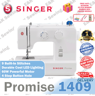 SINGER 1409 PORTABLE SEWING MACHINE WITH FREE GIFTS / MESIN JAHIT SINGER