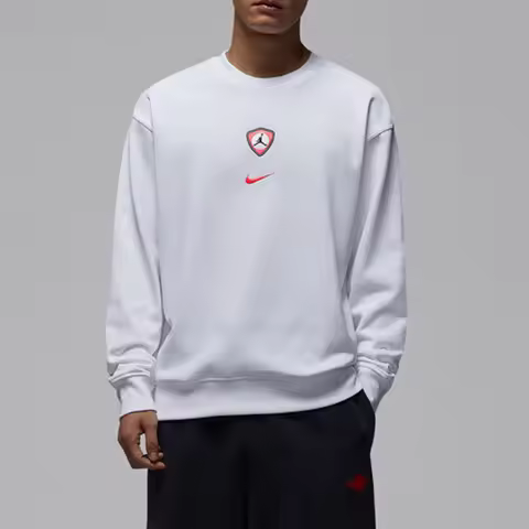 Nike genuine JORDANFltFlcCrew new men's round neck sweatshirt IQ0539-100