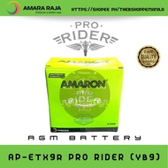 ◬ Amaron MCB X9R (AGM) Pro Rider (YB9/MF9) MF Motorycle Battery