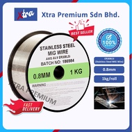 STAINLESS STEEL MIG WIRE ER308LSi - 0.8MM (1KG) D100 #308LSI #MIG #308#USING GAS #KENA GUNA GAS