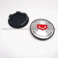 4 cái trung tâm bánh xe Vossen 68mm 63mm bảo vệ vành xe nắp nhựa chống bụi