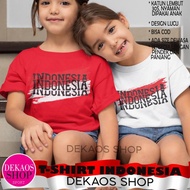 KAOS INDONESIA ANAK TERBARU / BAJU INDONESIA ANAK / KAOS 17 AGUSTUS