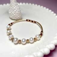 七龍珠 天然淡水珍珠 彈力 手鏈