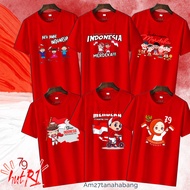 Darjoclothi - DarjoCloth - AM27 Adult T-shirt Girls Boys 17 August 79th Independence Day of the Repu