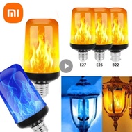 XIAOMI B22 E27 LED Flame Light Bulbs LED Flame Effect Light