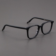 แว่นกันแดดทรงสี่เหลี่ยมสีน้ำตาล MOSCOT LEMTOSH สำหรับผู้ชายและผู้หญิง ขนาดใหญ่ แว่นสายตาแบบไม่มันสำห