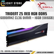 G.SKILL Trident Z5 Neo RGB 16GB Single DDR5 6000MHz Gaming U-DIMM Memory | F5-6000J3636F16GX1-TZ5RK