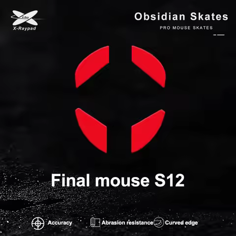 X-Raypad Obsidian Skates For Finalmouse S12/UL2/ULX
