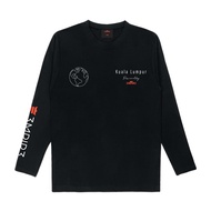 3mpir3 Global Reach Premium Cotton Streetwear Round Neck Long Sleeve Unisex T-Shirt Tee Shirts - EMP