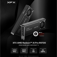 XFX AMD Radeon AI Pro R9700 32GB GDDR6 4xDP 256bit 4096SP DX12 AMD RDNA4 AI Workload GPU / RX-97XPRO