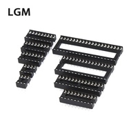 80Pcs IC Sockets DIP IC Bed IC Holder  Connector DIP Socket 6 8 14 16 18 20 24 28 40 Pin