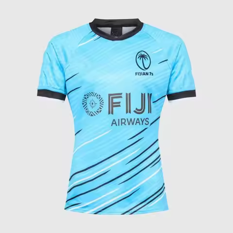 New 2026 3d T-Shirt Fiji 7s Rugby Shirt Fijian Drua Rugby Jersey Training Clothes Top Loose Sports S