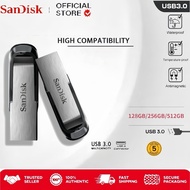 Original SanDisk Ultra Flair USB Flash Drive CZ73 3.0 128GB/256GB/512GB USB PenDrive