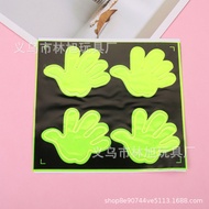 Production PVC Reflective Palm Sticker Children's Schoolbag Sticker Car Warning Sticker Waterproof H