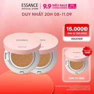 [ESSANCE OFFICIAL] Combo 02 phấn nước mịn lì mờ khuyết điểm Essance Veil Fit Cushion SPF50+ PA+++ 15