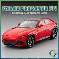 1:22 Ferrari Purosangue FUV Diecast Toys Car Model Cars Alloy Toy Collection Gift For Boys Kids