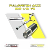 Full System Exhaust for Honda Jazz GK5 Muffler L-01 V3