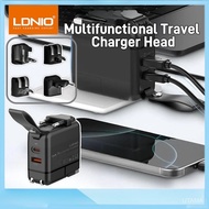 LDNlO Universal Travel Adapter 65W GaN Fast Charger Worldwide Travel Charger Adapter For UK/US/EU/AU