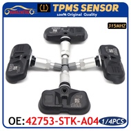 TPMS Tire Pressure Sensor Monitoring System 42753-STK-A04 For Acura MDX TSX RDX Honda Pilot 2007-2015 PMV-107G 315Mhz 3.