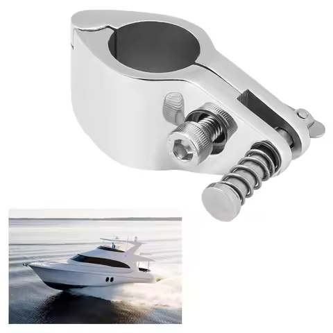 Marine Boat Awning Clamp 316 Stainless Steel 7/8in Jaw like Slide Hinged Marine Boat Awning Hardware