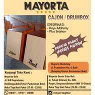 Acoustic cajon and traveler cajon