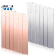 12 Pcs Pure Copper Zinc Anode Sheet 99.9% High Purity Copper Zinc Electrode Strips 0.04 Inch X 0.98 