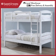 [READY STOCK] Lexi Solid Wood Bunk Bed/Double Decker Frame