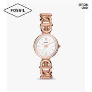 Fossil Carlie Rose Gold Stainless Steel Watch ES5273