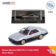 Inno 1/64 Nissan Skyline 2000 RS-X Turbo DR30 Silver/Black Inno64