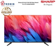 Sharp 43" Full HD Easy Smart TV | 2T-C43GF2000X