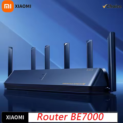 Original Xiaomi Router BE7000 Tri-Band WiFi Repeater VPN 1GB Mesh USB 3.0 IPTV 4 X 2.5G Ethernet Por