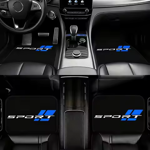 4PCS Personality Print Car Floor Mats for Bmw E90 E46 F30 F10 Chevrolet Cruze Citroen C4 C3 Jeep Aud