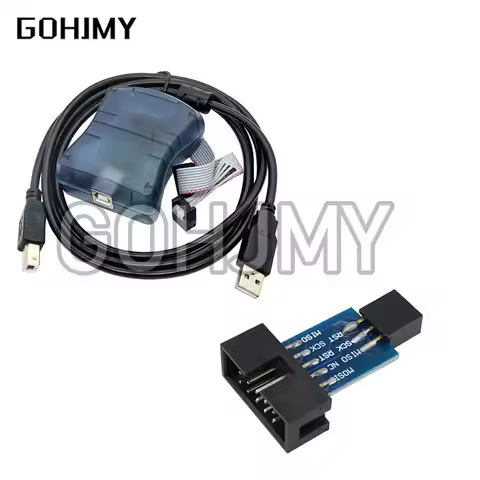 1PCS AVRISP Atmel STK500 AVR programmer USB Atmaga Attiny
