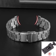 22mm Stainless Steel Strap for Casio Duro MDV-107-1A MDV-106 Marlin Men Diving Curved End Solid Meta