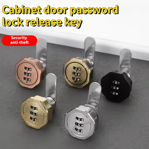 1PCS Password Cabinet Lock Zinc Alloy Password Locks Security Home Automation Cam Lock For Mailbox C
