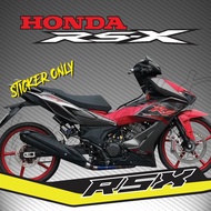 STRIPE MOTOR HONDA RSX 150 V1 VIETNAM DESIGN (118) CUSTOM BODY STICKER ( READY STOCK )