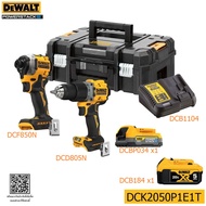 DEWALT คอมโบ้ชุดสว่านไร้สาย20V รุ่น DCK2050P1E1T (DCD805+DCF850) ของแท้100%