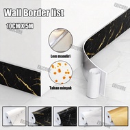 10CM*5M Wallpaper Sticker Border List Sticker Decoration Glossy Premium Waterproof Border Sticker Ce